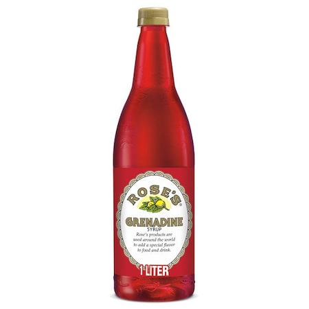 Roses Grenadine 1 Liter PET Bottle, PK12 PK12 10002621